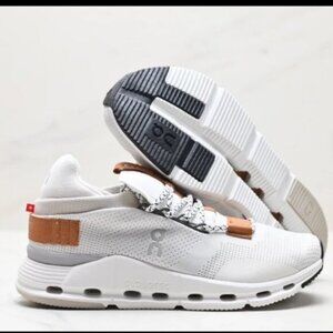ON Running Cloudnova Women Shoes White Pearl